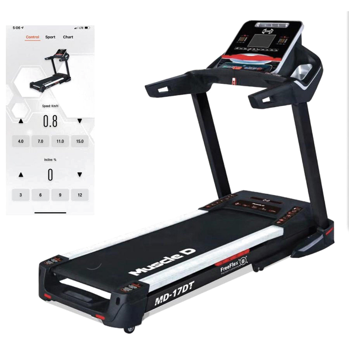 Muscle D Fitness Light Commercial Treadmill