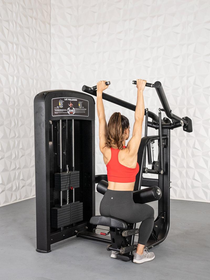 Muscle D Fitness Elite Selectorized Lat Pulldown — view 3