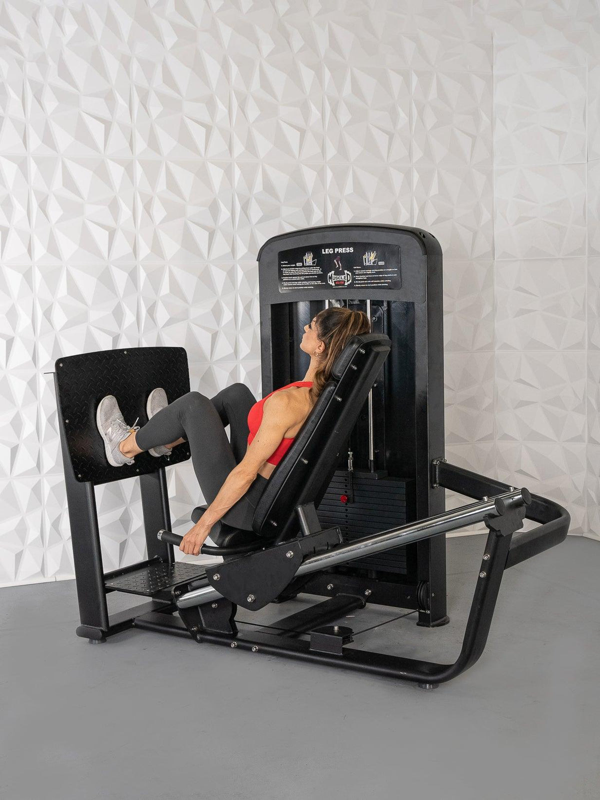 Muscle D Fitness Elite Selectorized Leg Press — view 3