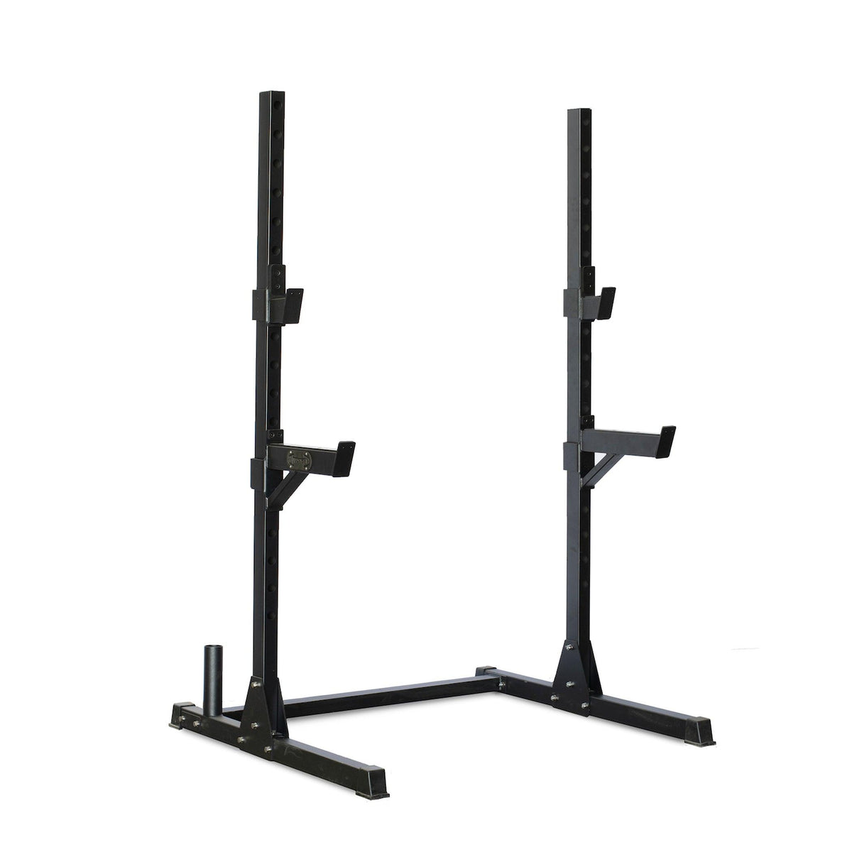 Compact Squat Stand Fitness Package - Muscle D - Vertical Bar Storage