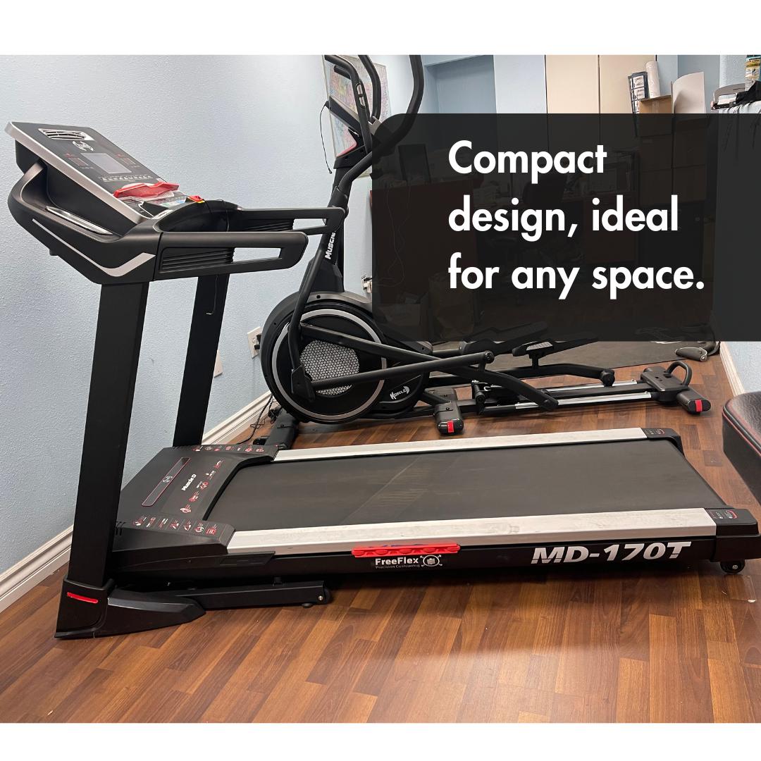 Muscle D Fitness Light Commercial Treadmill — view 4