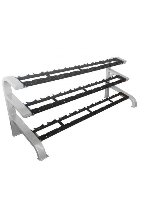 3-Tier Dumbbell Rack - Muscle D Fitness - 15 Pair Storage