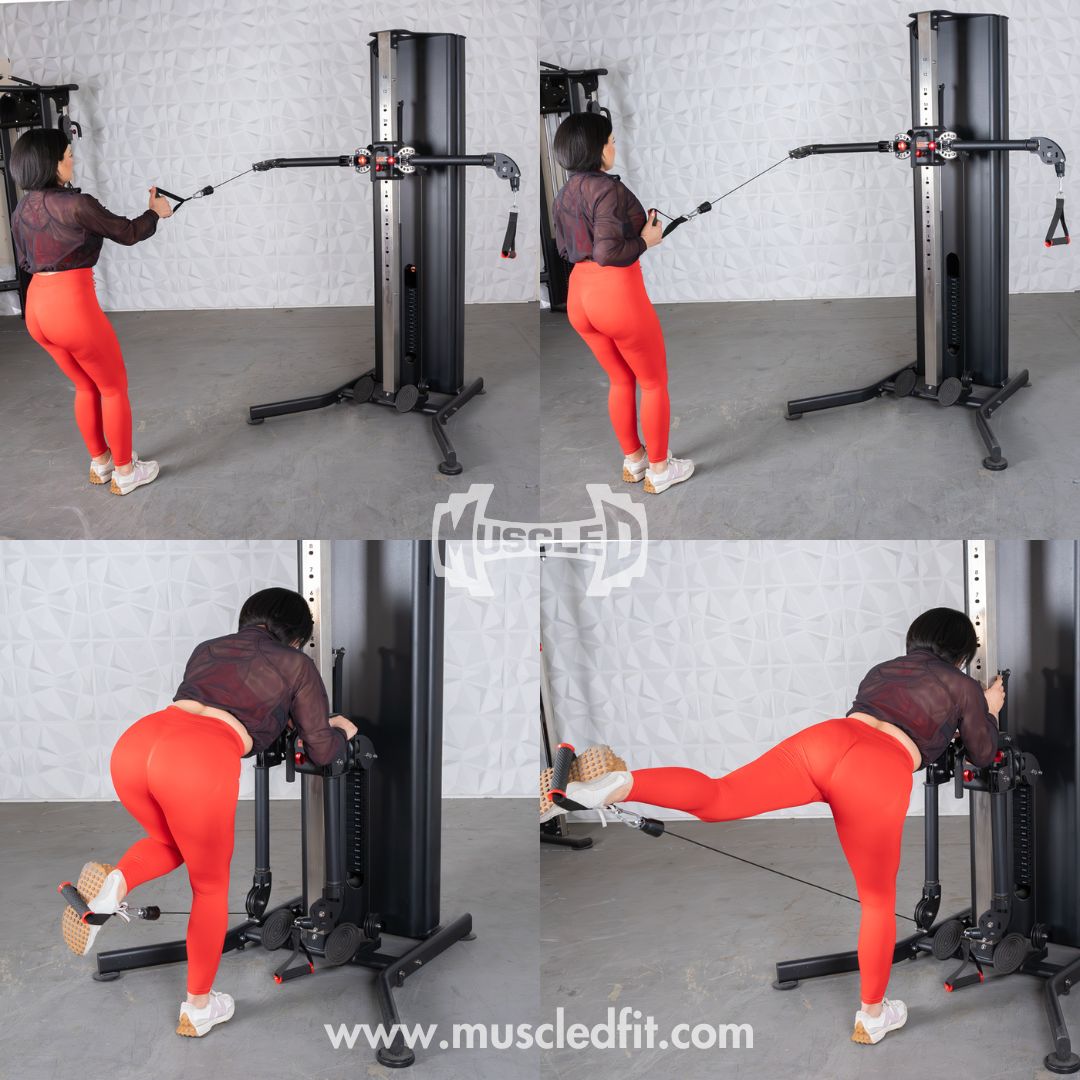 Dual Adjustable Functional Trainer | Muscle D Fitness Full-Body Machine