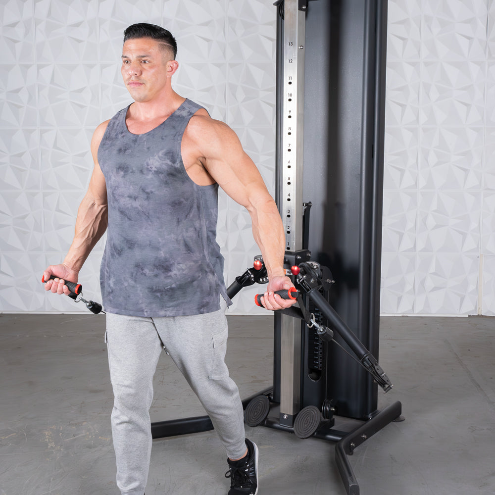 Dual Adjustable Functional Trainer | Muscle D Fitness Full-Body Machine