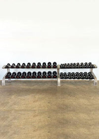 Three Tier 15 Pairs Dumbbell Rack - Muscle D Fitness - Commercial Grade 3 Tier Dummbbell Rack