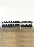 Three Tier 9 Pairs Dumbbell Rack - Muscle D Fitness -  Commercial Grade 3 Tier Dummbbell Rack