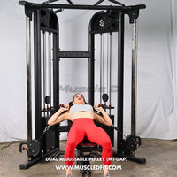 Muscle D Fitness 88" Dual Adjustable Pulley — view 4