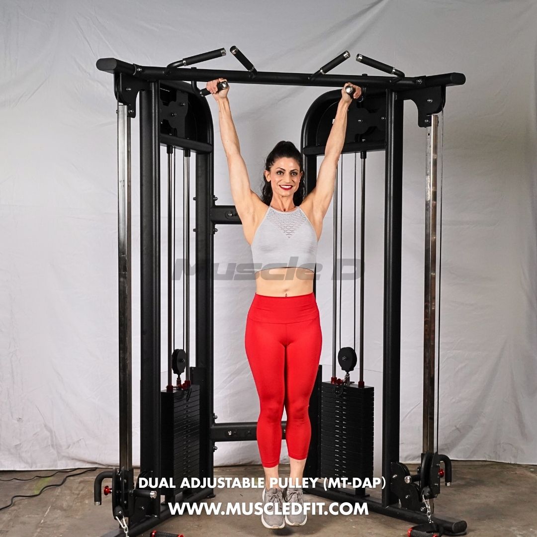 Muscle D Fitness 88" Dual Adjustable Pulley — view 2