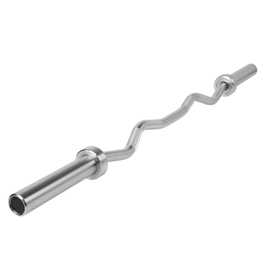 Muscle D Fitness 5' Hard Chrome EZ Curl Bar