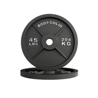 Body-Solid Cast Iron Olympic Weight Plates OPB