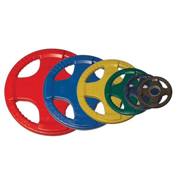 Body-Solid Colored Rubber Grip Olympic Plates ORC