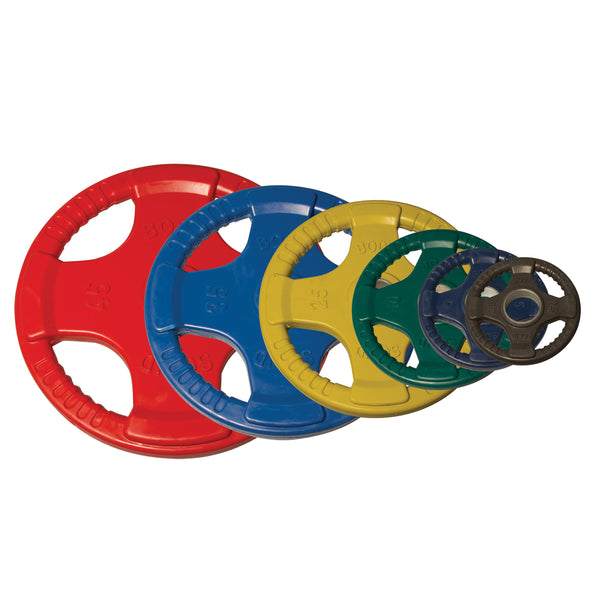 Body-Solid Colored Rubber Grip Olympic Plates ORC