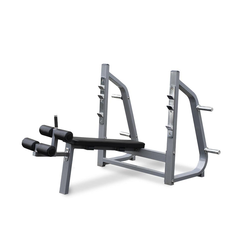 Muscle D Fitness Olympic Decline Bench — view 2