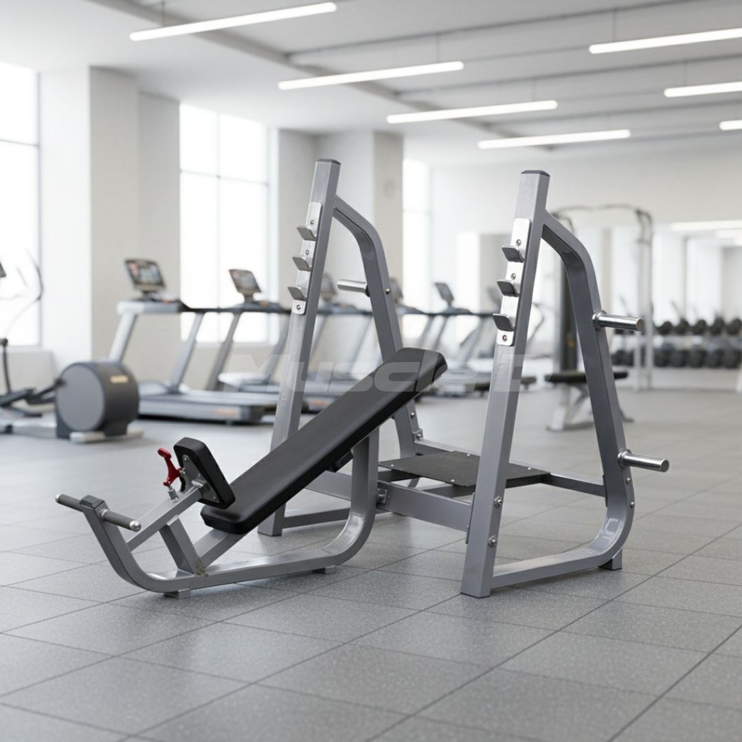 Muscle D Fitness Olympic Incline Bench