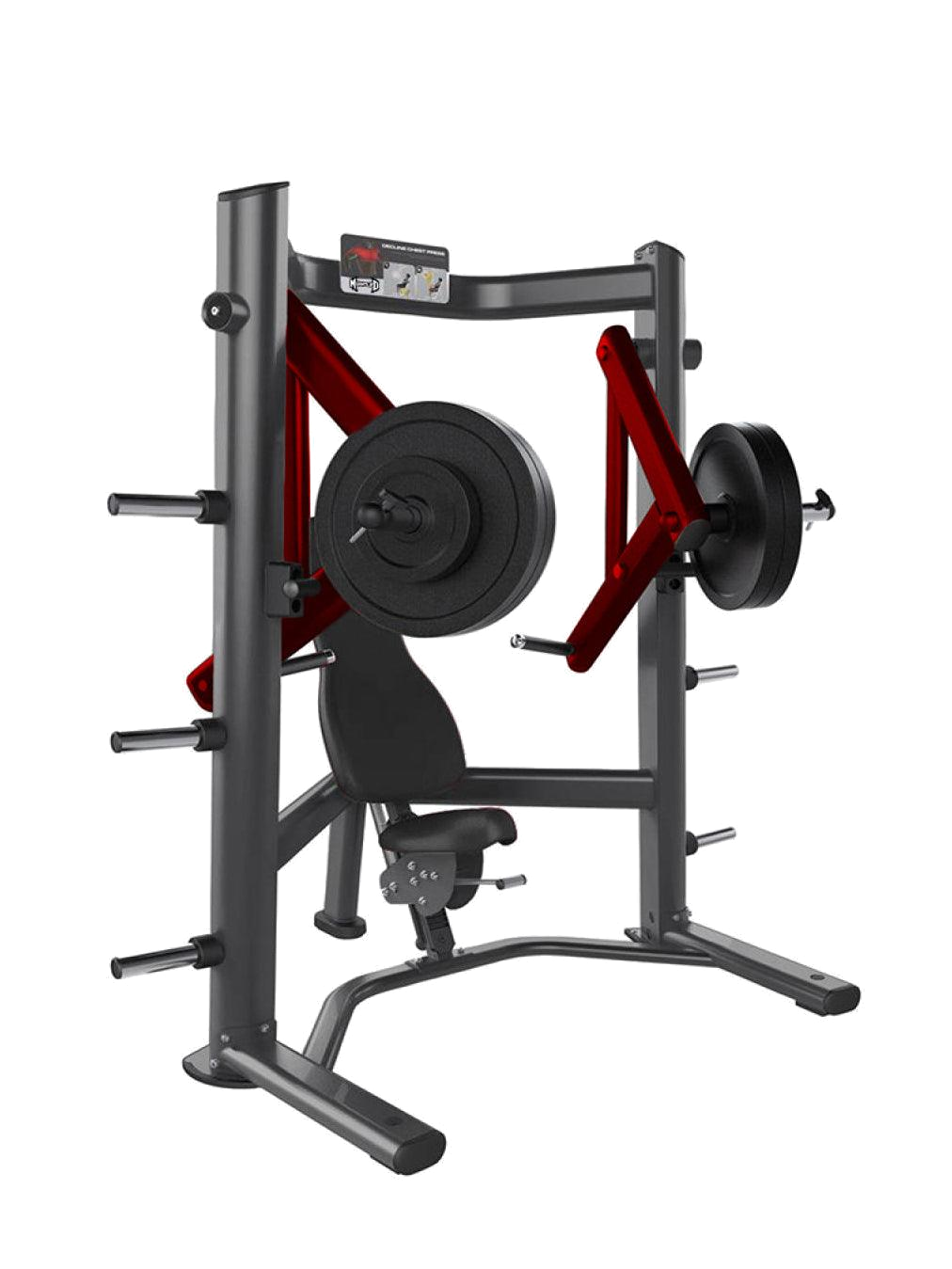 Muscle D Fitness Elite Leverage Decline Chest Press