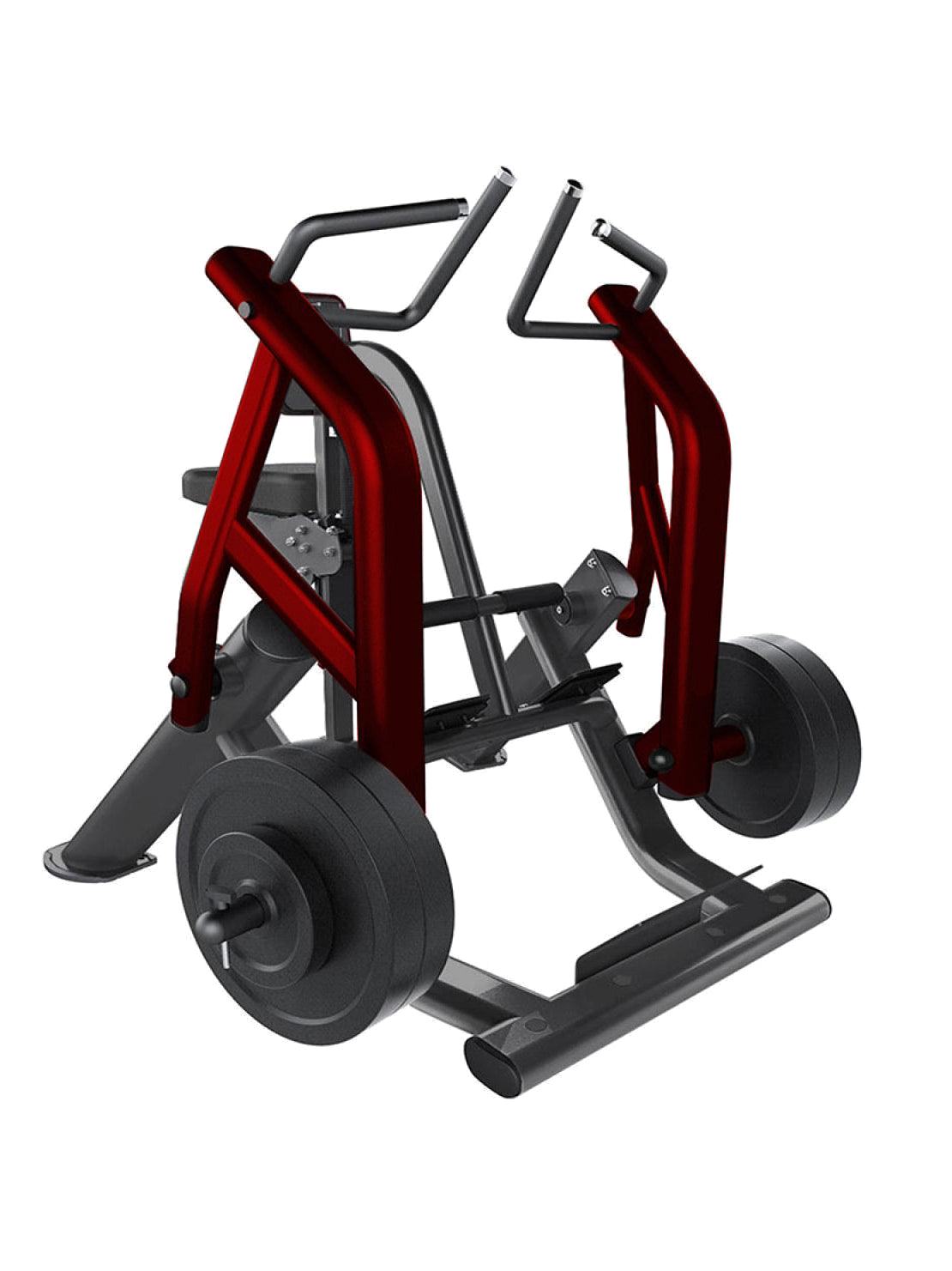 Elite Leverage  Seated Row - Muscle D Fitness - Commercial - Adjustable Seat - Plate Loaded
