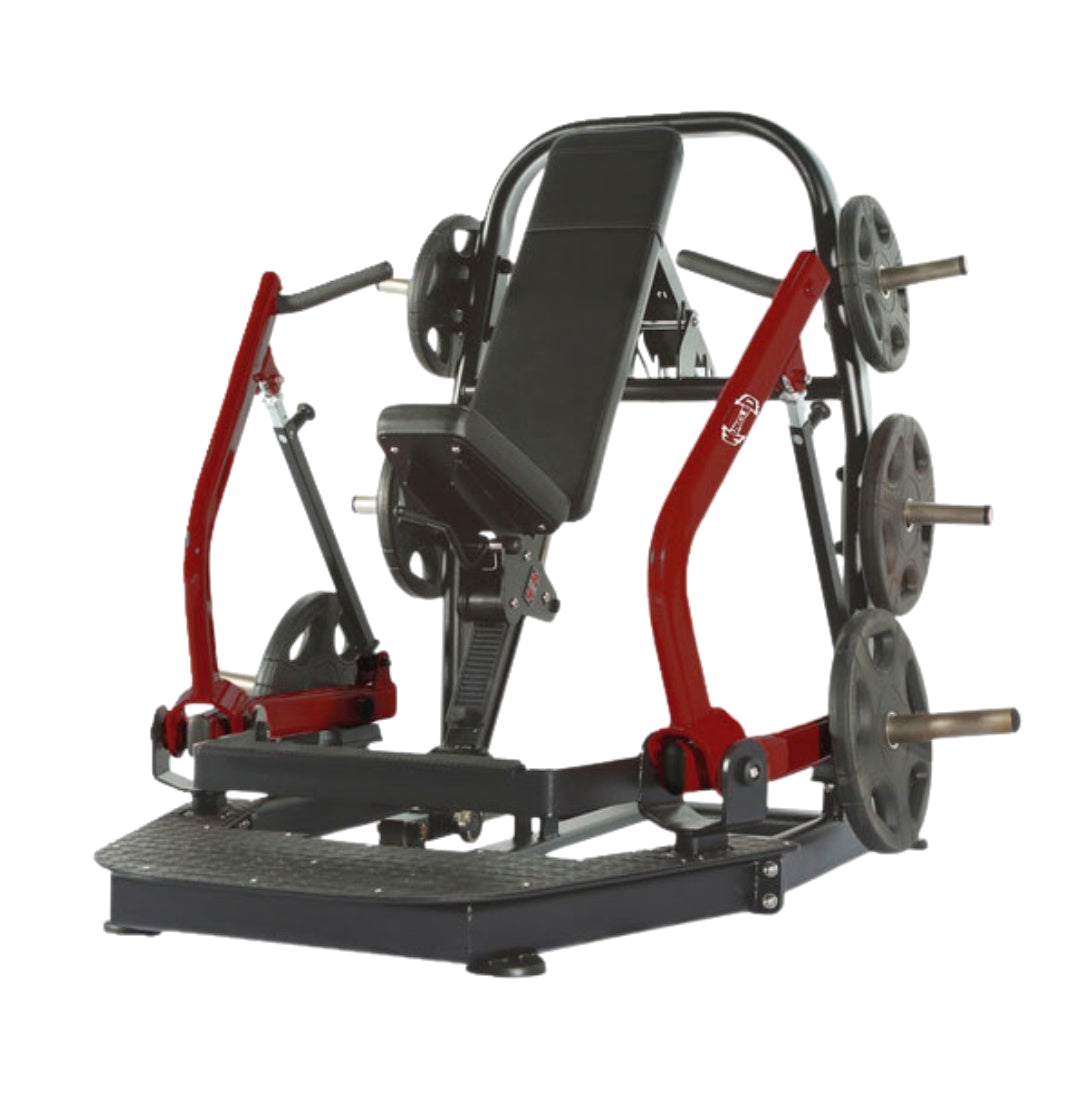 Pro Strength Decline Chest Press - Muscle D Fitness - Premium - Adjustable - Plate Loaded - Lower Chest Workout