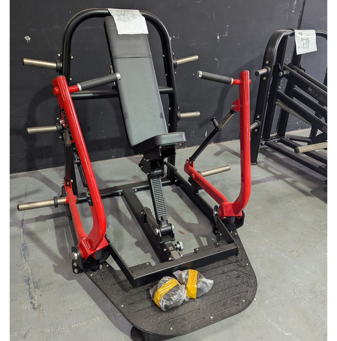 Pro Strength Decline Chest Press - Muscle D Fitness - Premium - Adjustable - Plate Loaded - Lower Chest Workout