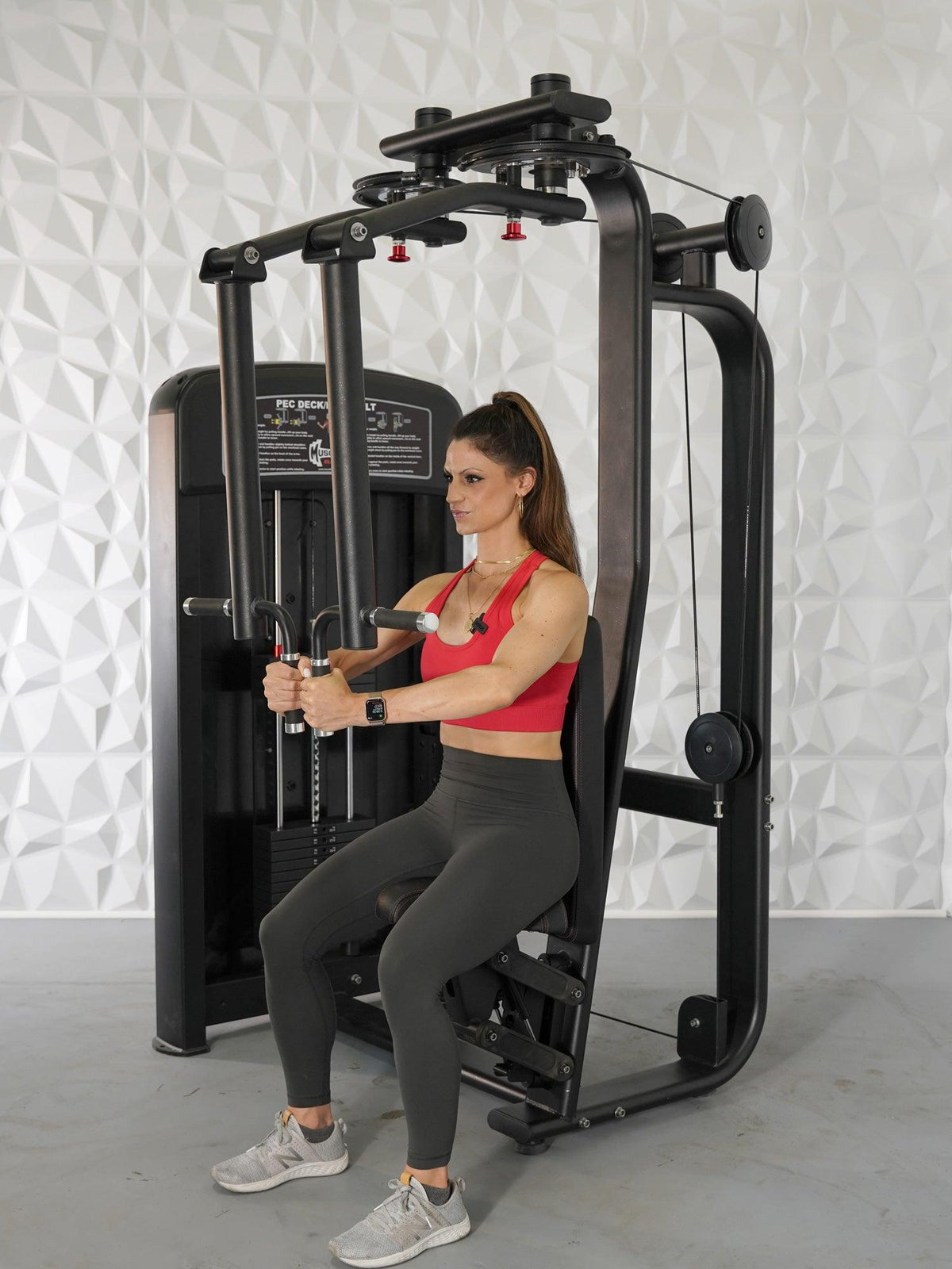 Muscle D Fitness Elite Selectorized Pec Deck/Rear Delt — view 7