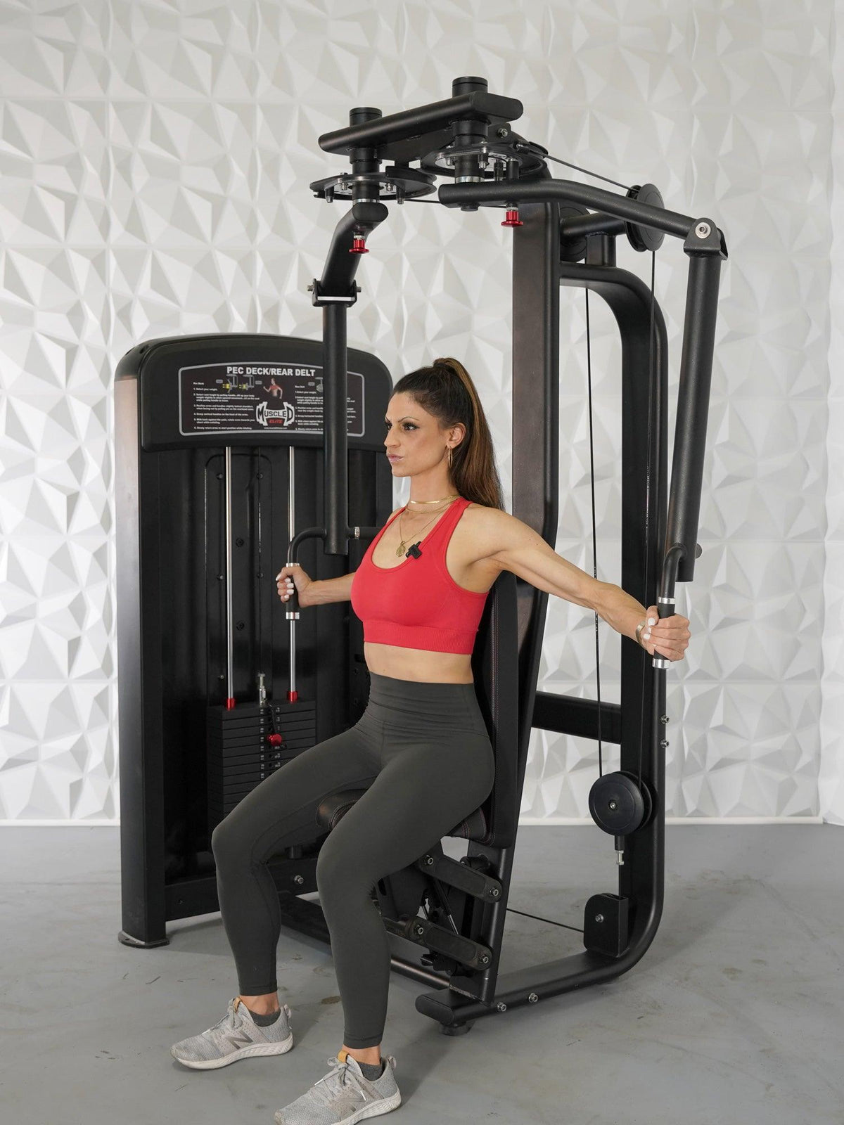 Muscle D Fitness Elite Selectorized Pec Deck/Rear Delt — view 6