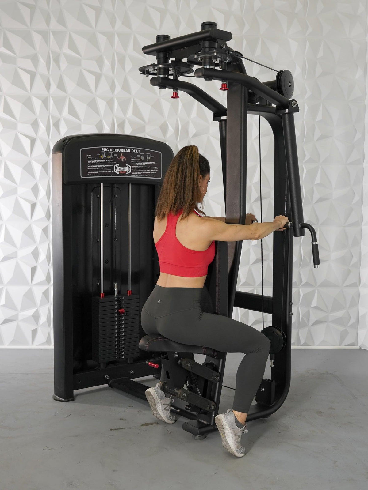 Muscle D Fitness Elite Selectorized Pec Deck/Rear Delt — view 2