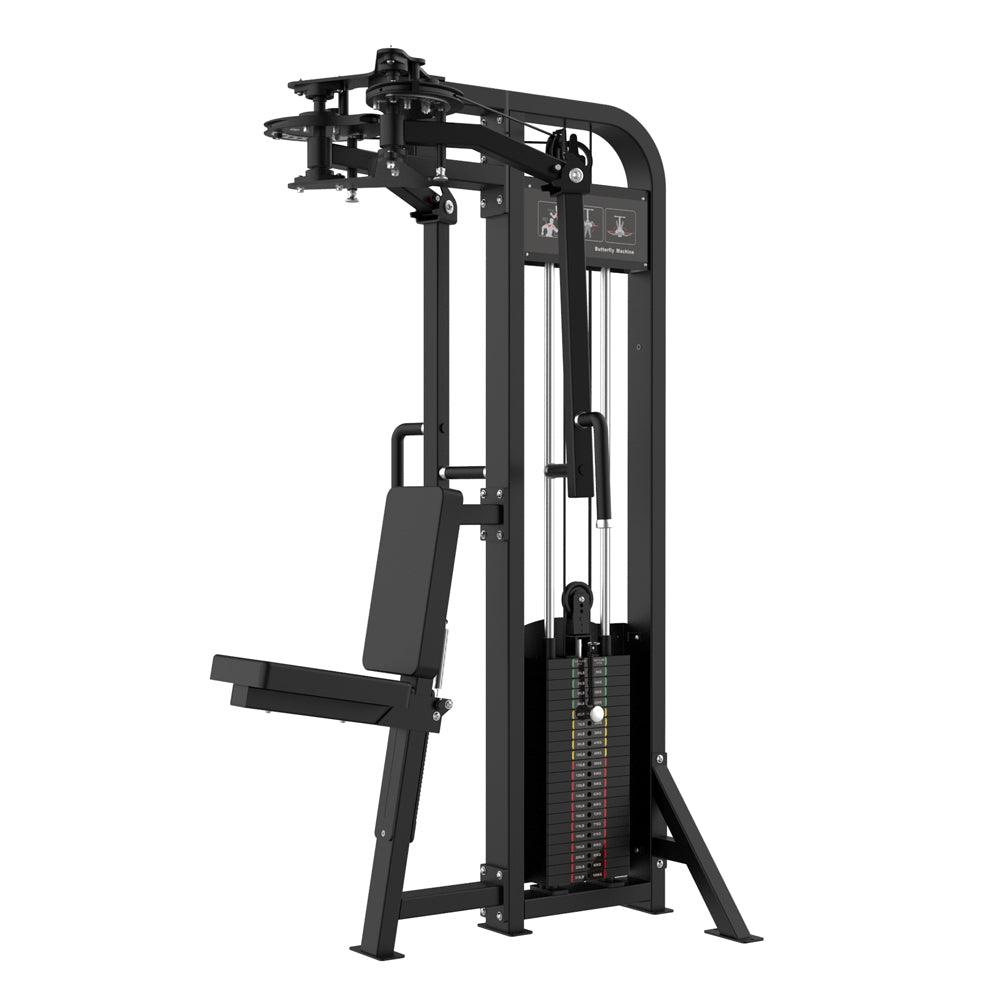 Excel Pec Dec/Rear Delt Combo - Muscle D Fitness - Selectorized Chest / Delt Machine