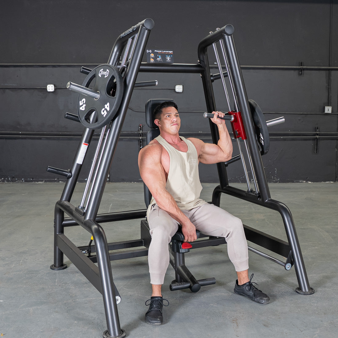 Power Leverage V2 Convergent Bench - Muscle D Fitness - Incline, Shoulder Press