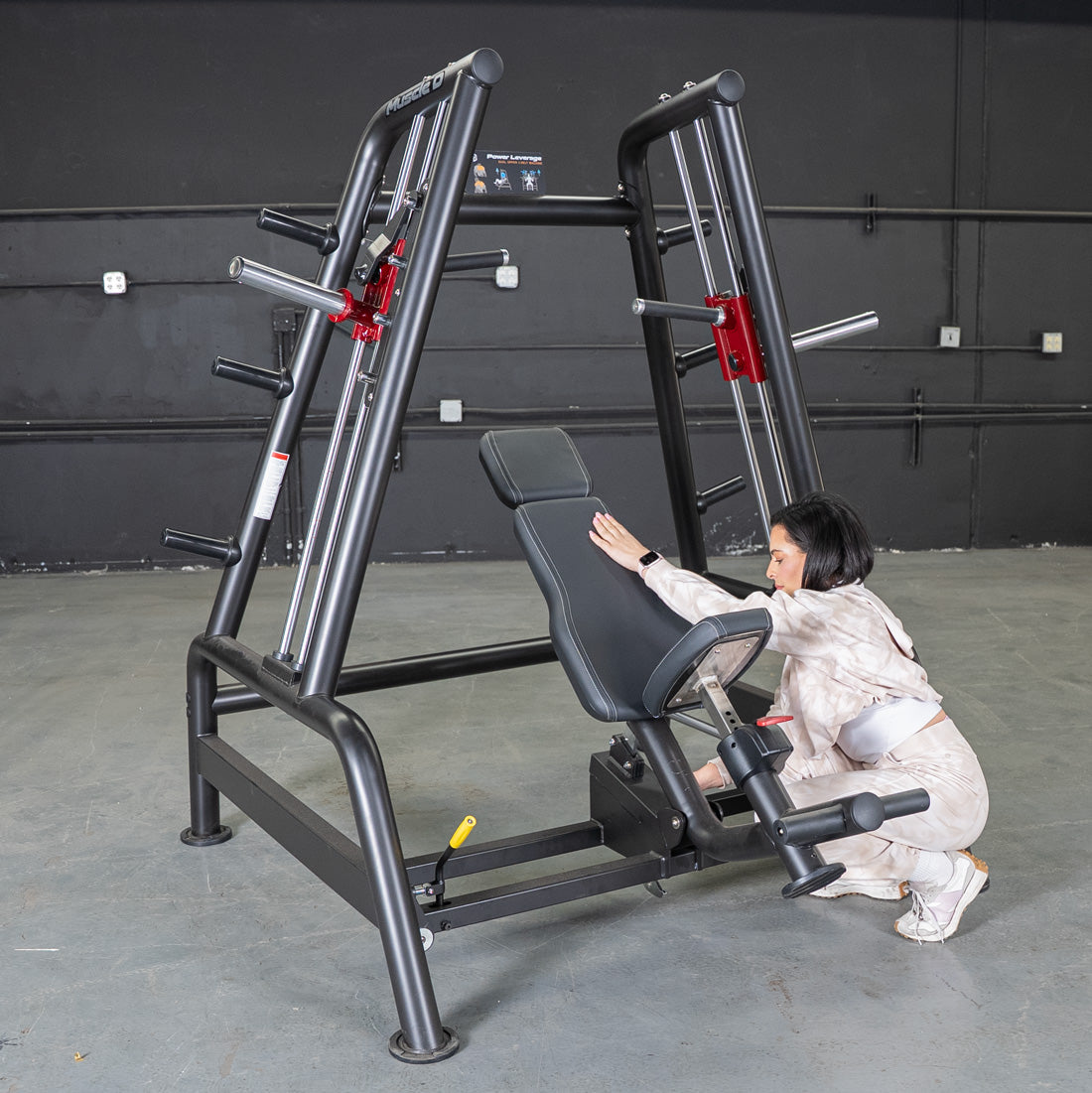 Power Leverage V2 Convergent Bench - Muscle D Fitness - Incline, Shoulder Press