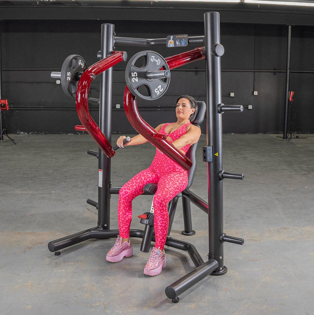 Power Leverage V2 Decline Chest Press - Muscle D Fitness
