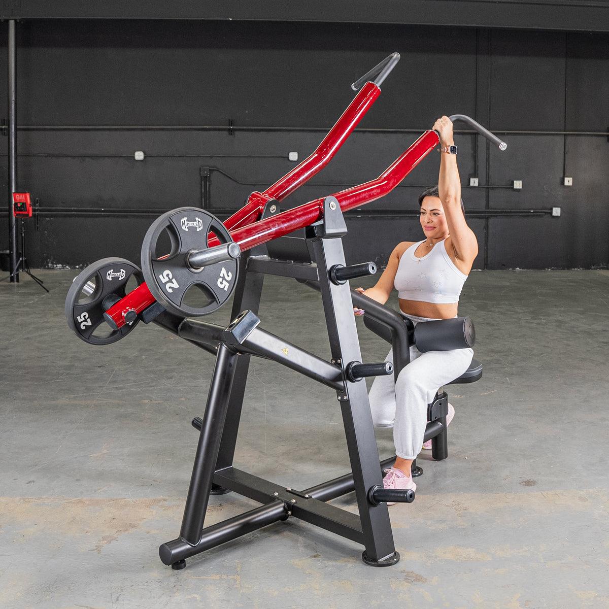 Power Leverage V2 Iso Lateral Lat Pull - Muscle D Fitness