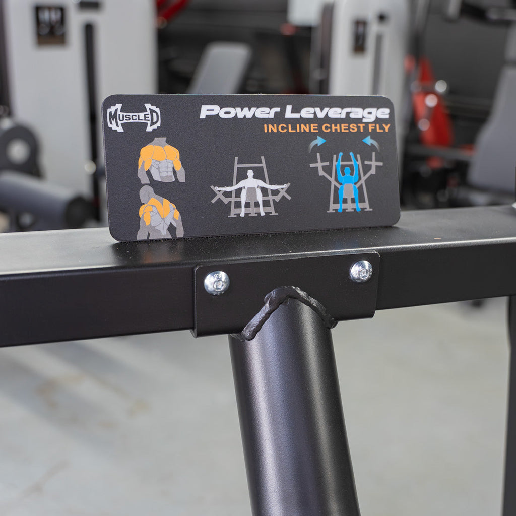 Power Leverage V2 Incline Pec Fly | Iso-Lateral Chest Machine – Muscle D Fitness