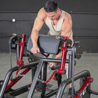 Power Leverage V2 Iso Lateral Biceps Curl / Preacher Curl - Muscle D Fitness