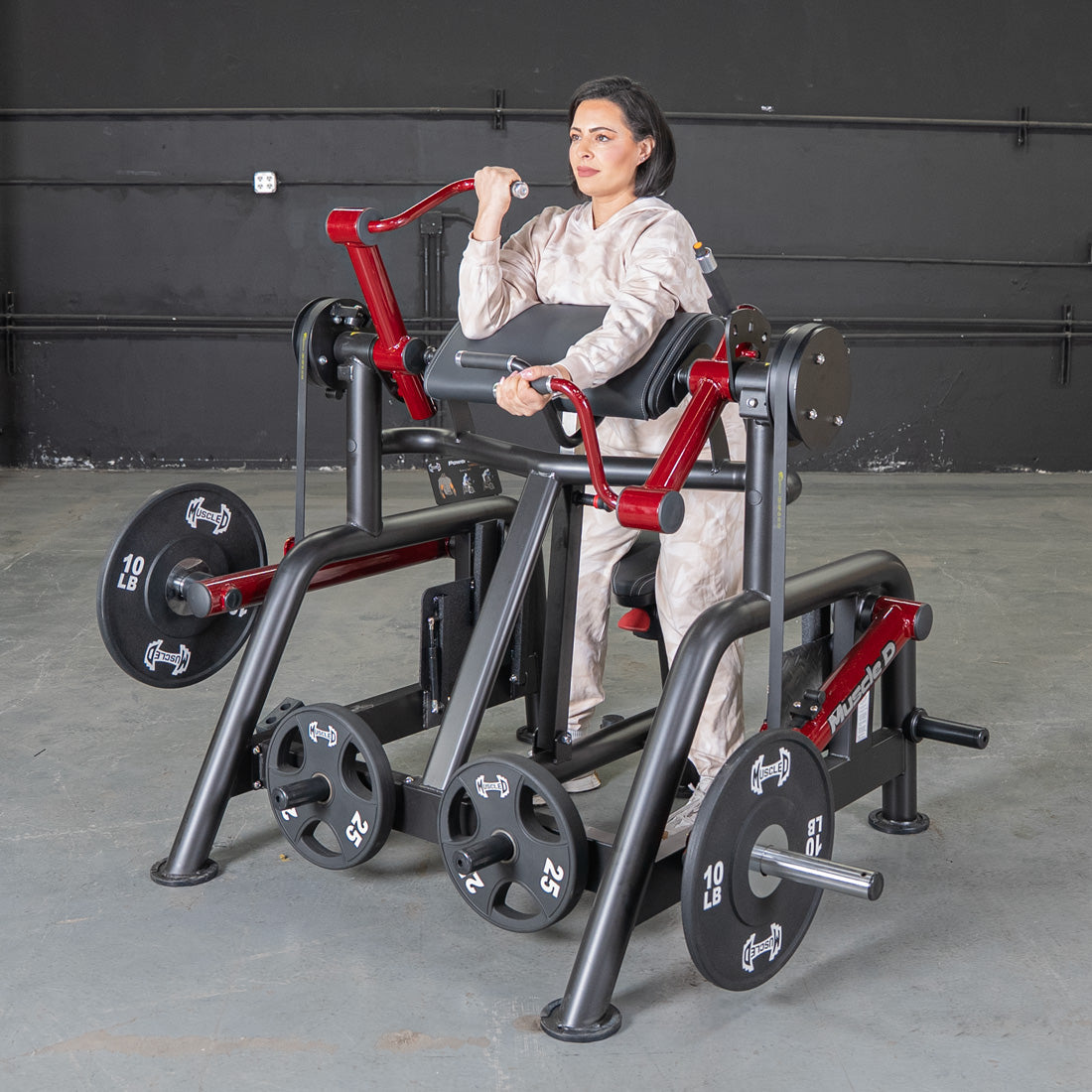 Power Leverage V2 Iso Lateral Biceps Curl / Preacher Curl - Muscle D Fitness
