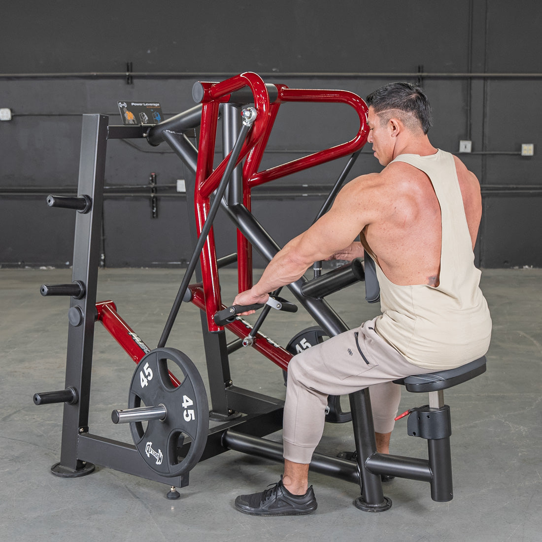 Power Leverage V2 Rotating Handle Low Row - Muscle D Fitness