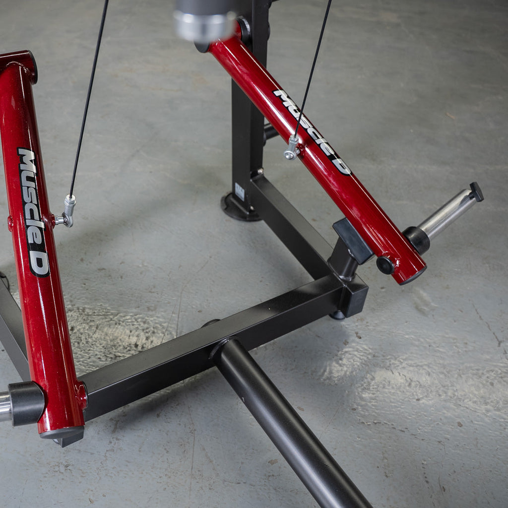 Power Leverage V2 Seated Pec Fly / Rear Delt Combo - Plate Loaded - Weight Storage Included