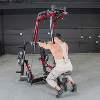 Power Leverage V2 Seated Pec Fly / Rear Delt Combo - Plate Loaded - Weight Storage Included