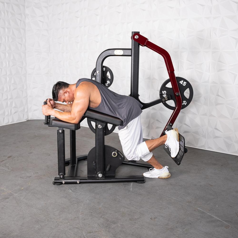 Pro Strength Booty Shaper - Muscle D Fitness - Adjustable, Plate Loaded, Glute Kick