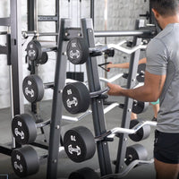 Muscle D Fitness Pro Urethane Barbell Set(Straight or Curl) — view 2