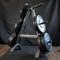 Muscle D Fitness Pro Bumper Training Plates with Center Steel Hub