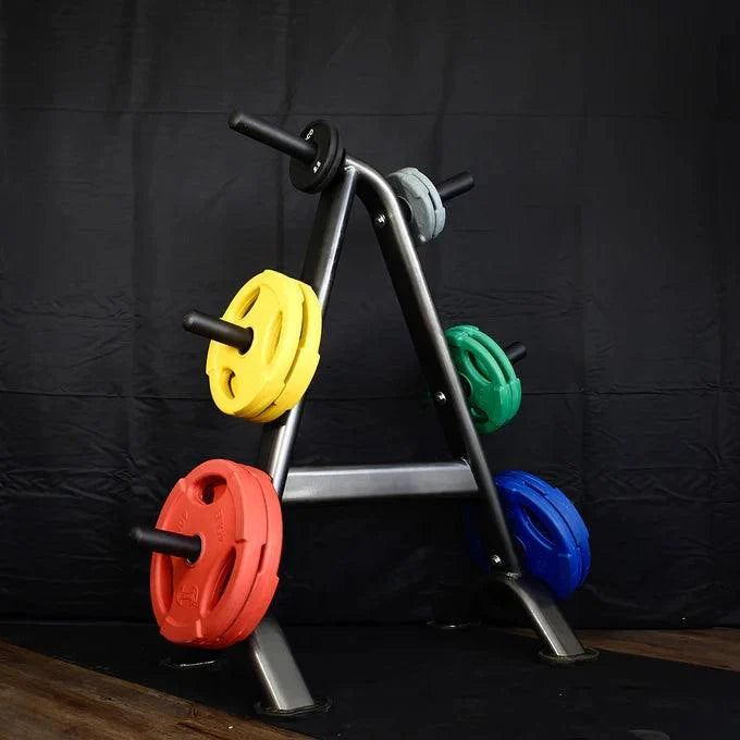 Muscle D Fitness RUBBER COATED COLORED OLYMPIC PLATES: Rubber Plates, per Pair — view 2