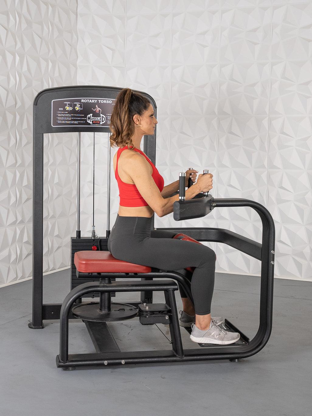Muscle D Fitness Elite Selectorized Rotary Torso — view 7