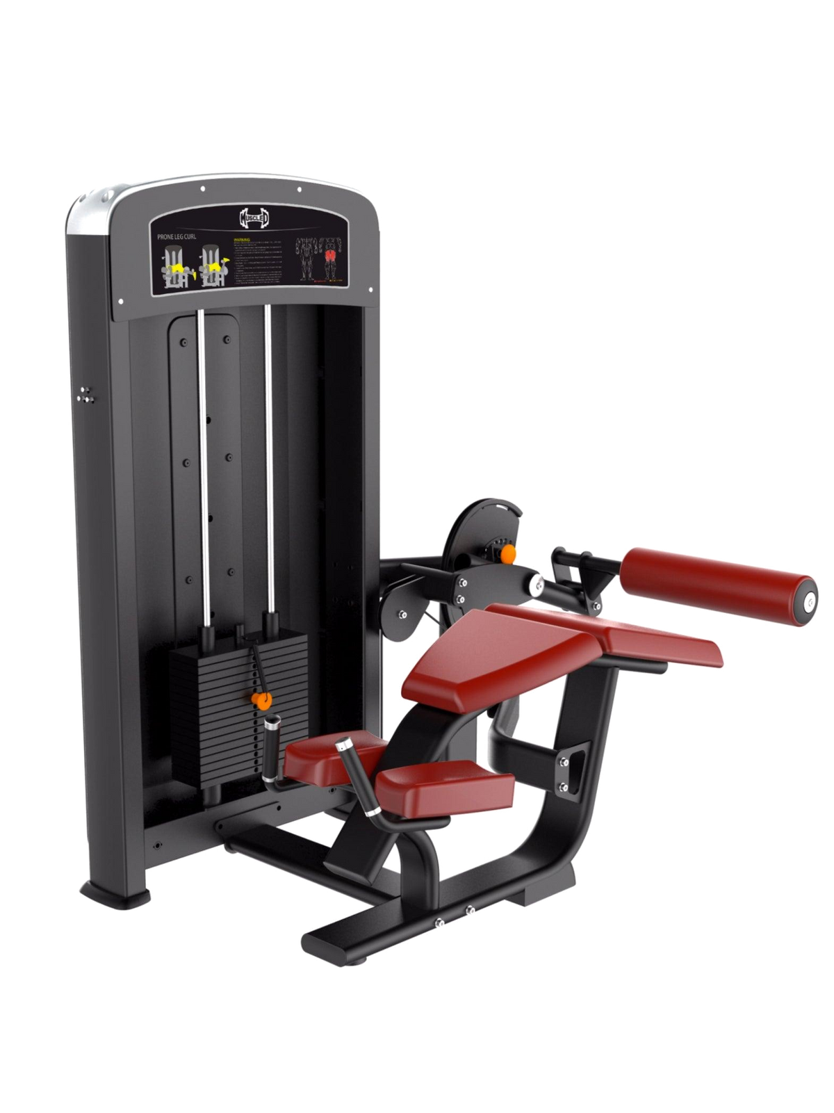 Muscle D Fitness Elite Selectorized Prone Leg Curl