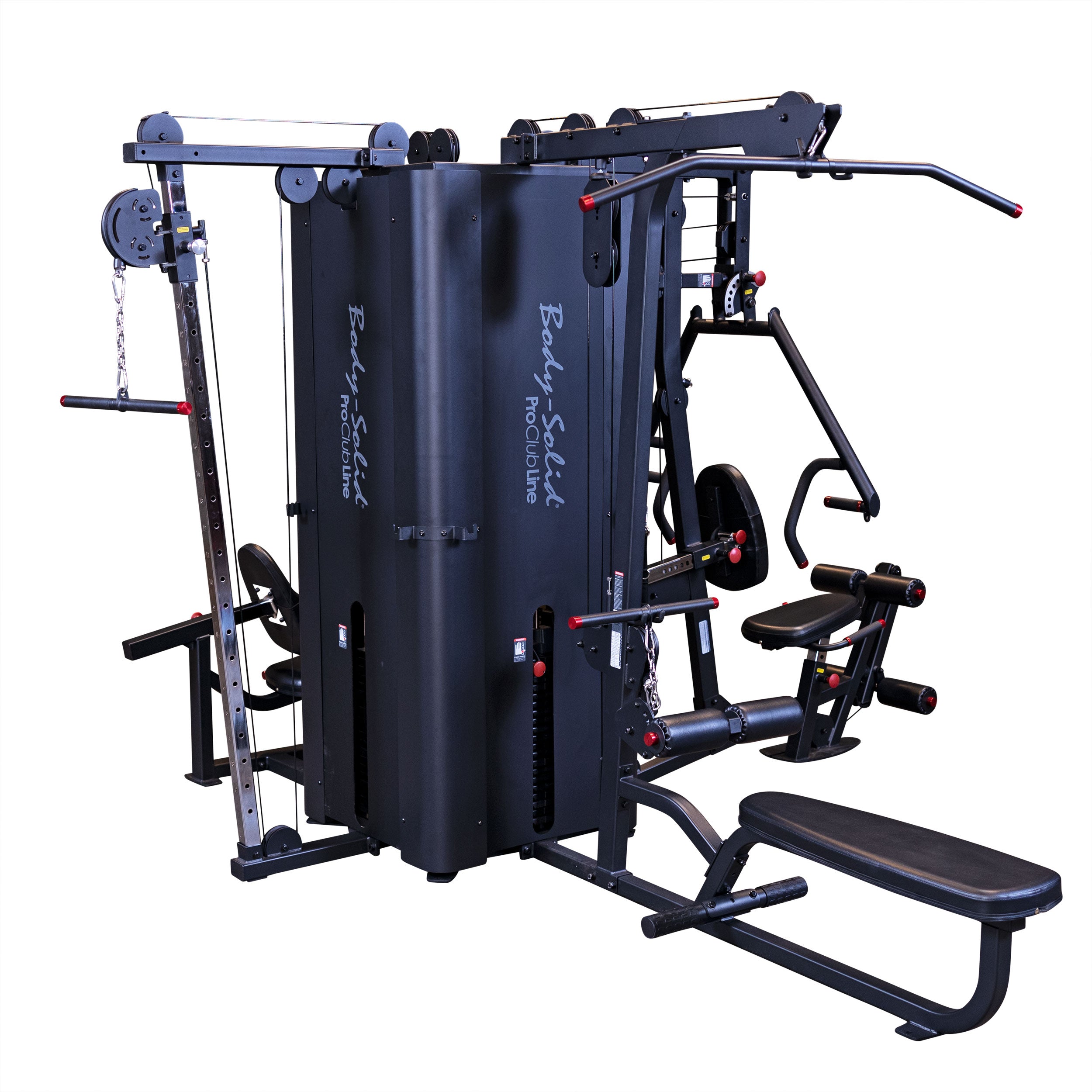 Body-Solid Pro Clubline S1000 Commercial Multi-Station Gym – 4 Weight Stack System