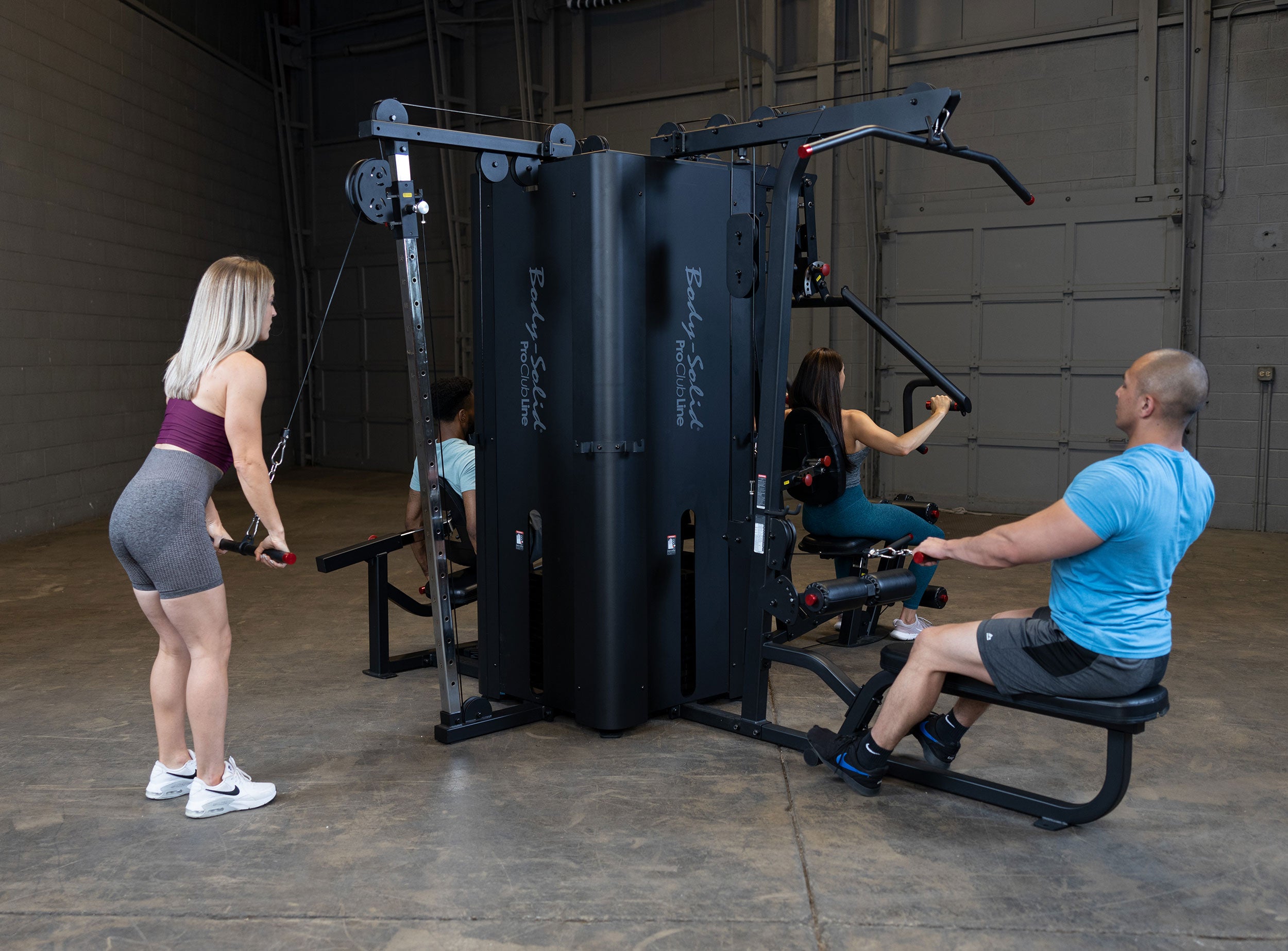 Body-Solid Pro Clubline S1000 Commercial Multi-Station Gym – 4 Weight Stack System