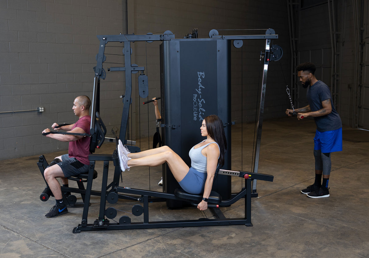 Body-Solid Pro Clubline S1000 Commercial Multi-Station Gym - 4 Weight Stack System — view 9