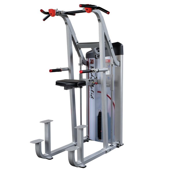 Body-Solid S2GCD Assisted Chin-Up & Dip Machine - 235lb Stack Commercial Grade