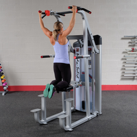 Body-Solid S2GCD Assisted Chin-Up & Dip Machine - 235lb Stack Commercial Grade — view 4