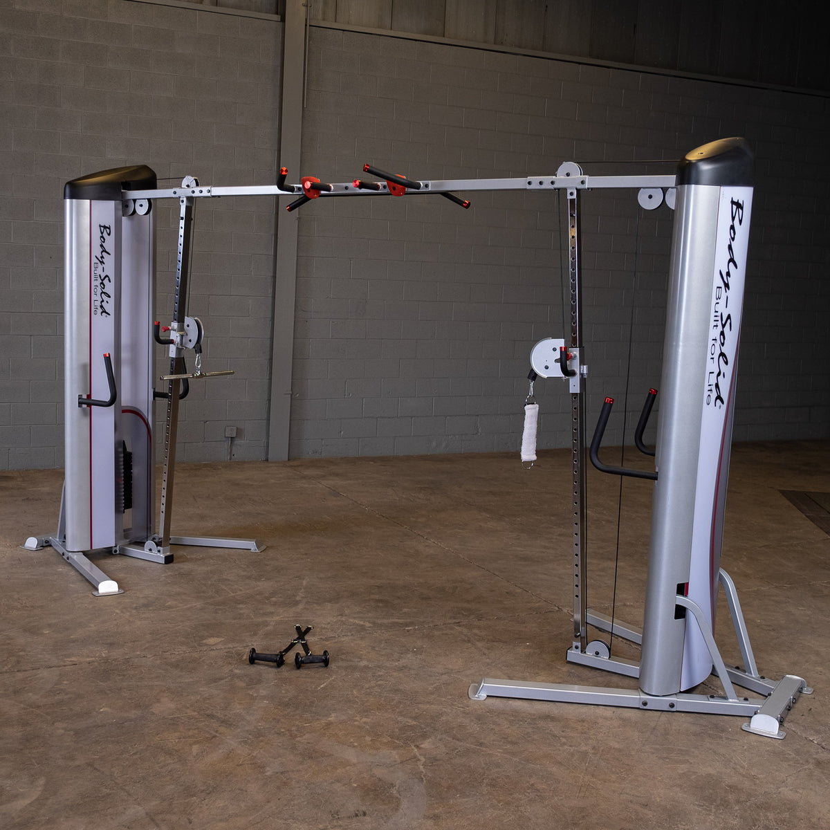 Body-Solid S2CCO-2 Cable Crossover - Dual 210lb Stacks Commercial Crossover Machine — view 3