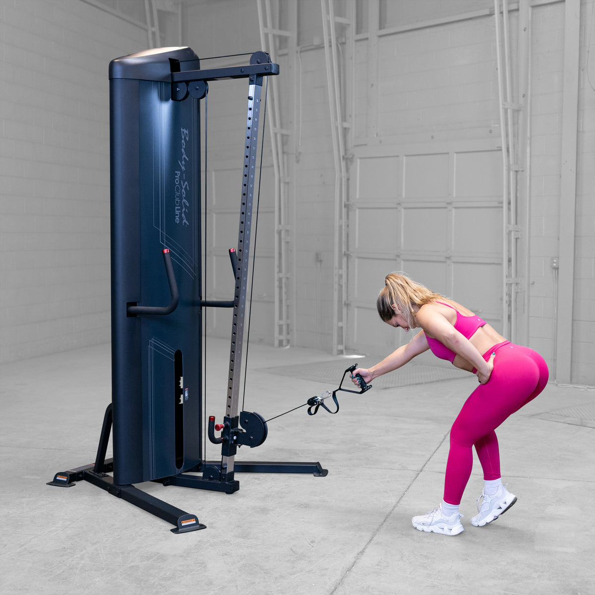 Body-Solid Pro Clubline Series II Single Cable Column - 160lb Stack Commercial — view 3
