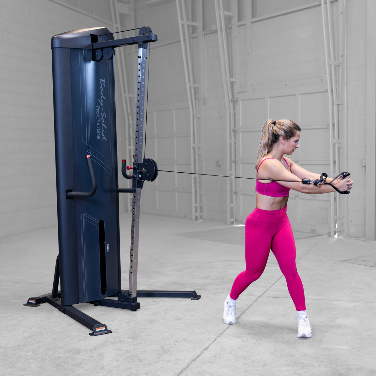 Body-Solid Pro Clubline Series II Single Cable Column - 160lb Stack Commercial — view 6